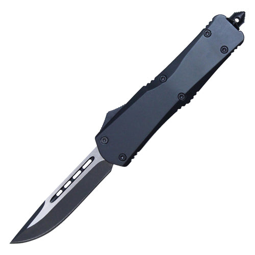 OTF (Out The Front) automatic heavy duty knife SINGLE edge blade